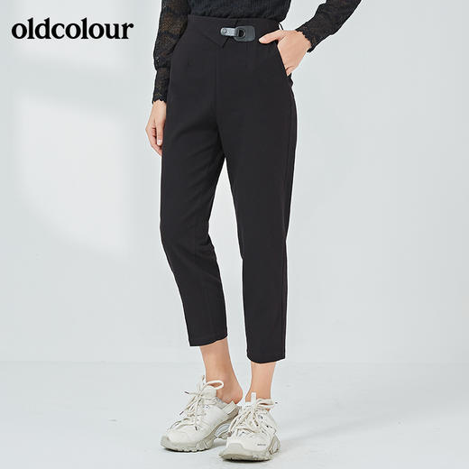 oldcolour2021秋季商场同款时尚气质百搭休闲长裤N34073433 商品图1