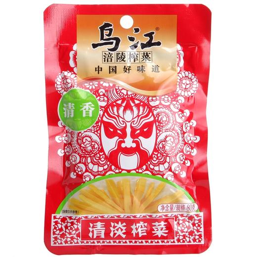 【亚欧超市】乌江清淡榨菜80g/袋 商品图0