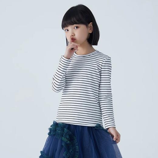 【单品爆款 两件包邮】龙之涵 亲子款德绒条纹打底衫 90-175码 22年新款秋冬保暖神器 舒适百搭  婴幼儿A类标准 抗静电 商品图6