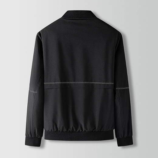 【90白鸭绒】罗蒙羽绒服男冬季保暖棒球领纯色夹克羽绒外套 商品图1