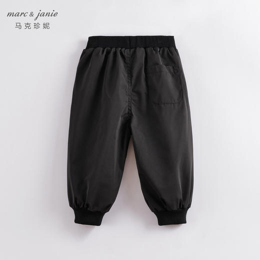 马克珍妮冬装新款 男童防风加绒束脚运动裤 儿童裤子221877 商品图1