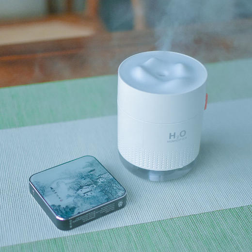 羽诗制造出品 水乡韵套装邓维东宁波写生款充电宝无线加湿器文创礼盒 商品图1