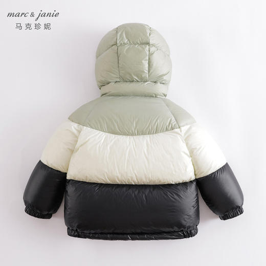 马克珍妮冬装新款 男童三色拼接超轻保暖羽绒服221737 商品图2