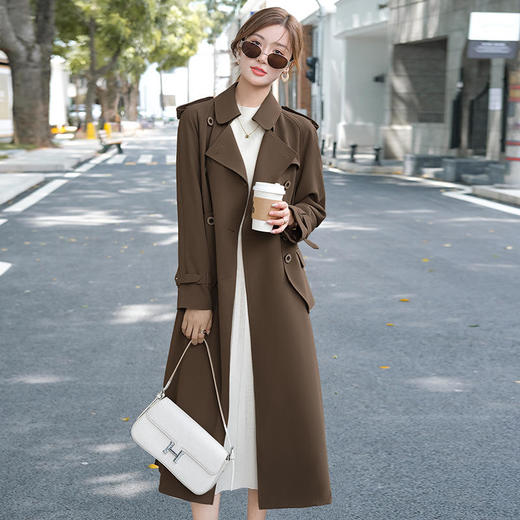 早秋新款，小香风外套风衣女神范冷淡风高级感职业女装大衣MGG-8656 商品图2