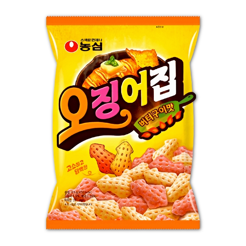 농심 오징어집 버터구이맛83g