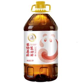 天府菜油 非转基因小榨浓香菜籽油 5l/桶