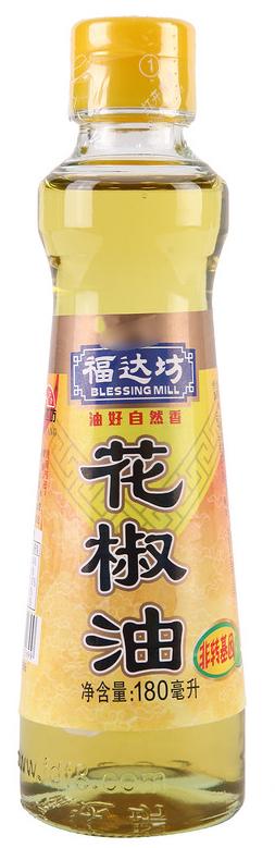 【亚欧超市】福达坊花椒油180ml/瓶 商品图0