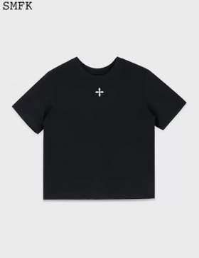 SMFK十字花机车tee DT002B午夜黑.潮快闪[福利品]