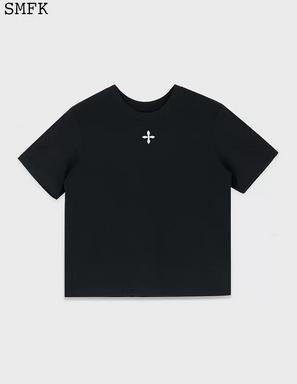 SMFK十字花机车tee DT002B午夜黑.潮快闪[福利品] 商品图0