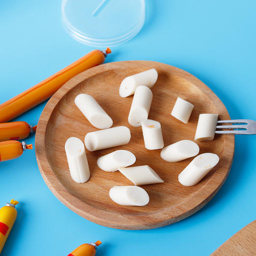 「4款口味！一桶10支装」原味玉米虾味芝士味鱼肠10支桶装休闲零食鱼肠150g 商品图3