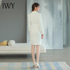 IWY/白色职业连衣裙气质名媛新款职业装显瘦裙子高端主持人面试正装Q761 商品缩略图2
