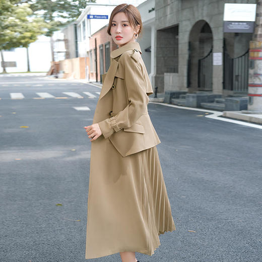 早秋新款，小香风外套风衣女神范冷淡风高级感职业女装大衣MGG-8656 商品图3