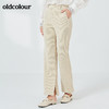 oldcolour2021秋季商场同款宽松百搭微喇休闲长裤女N34073463 商品缩略图4