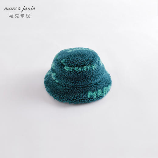 马克珍妮冬装新款 男女童仿羊羔绒百搭渔夫帽 宝宝帽子221617 商品图3