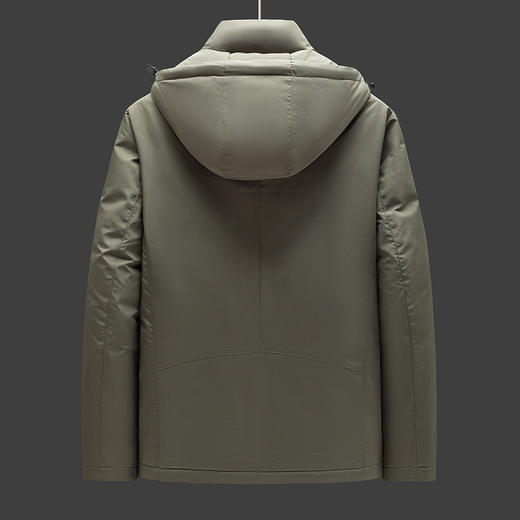 【90白鸭绒】罗蒙羽绒服男士短款休闲连帽保暖羽绒外套冬季 商品图8