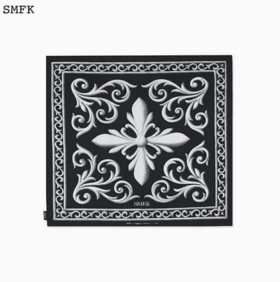 SMFK 桑蚕丝丝巾ASS02B1十字雕像丝巾.潮快闪[福利品]