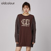 oldcolour2021秋商场同款气质休闲简约圆领长袖连衣裙N34103440 商品缩略图2