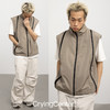 CryingCenter 沙色拼接分割结构背心外套 棉马甲 哭喊中心 商品缩略图1