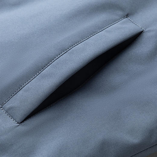 【90白鸭绒】罗蒙羽绒服男士短款棒球领纯色夹克羽绒外套冬 商品图7