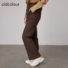 oldcolour2021秋商场同款高腰显瘦直筒气质休闲裤长裤女N34073401 商品缩略图3