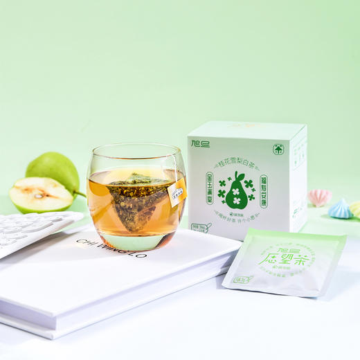 【宜昌助农馆】旭旦愿望茶  桂花雪梨  花果茶  3g*12袋 商品图1