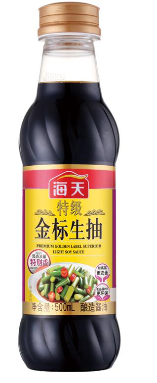 【亚欧超市】海天特级金标生抽王500ml/瓶 商品图0