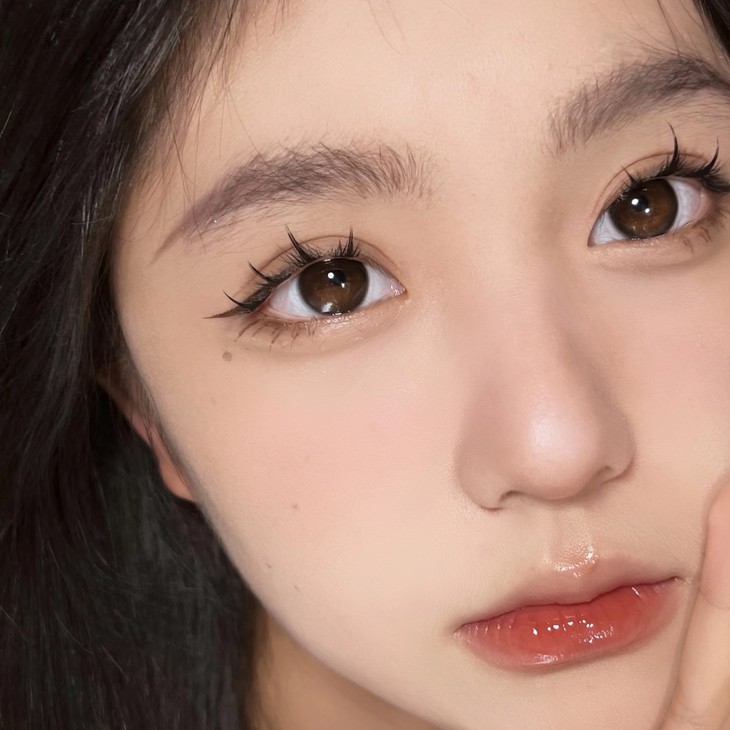 BOLLYCON年抛隐形眼镜 黑晶晶14.5mm 一副/2片-VVCON美瞳商城16