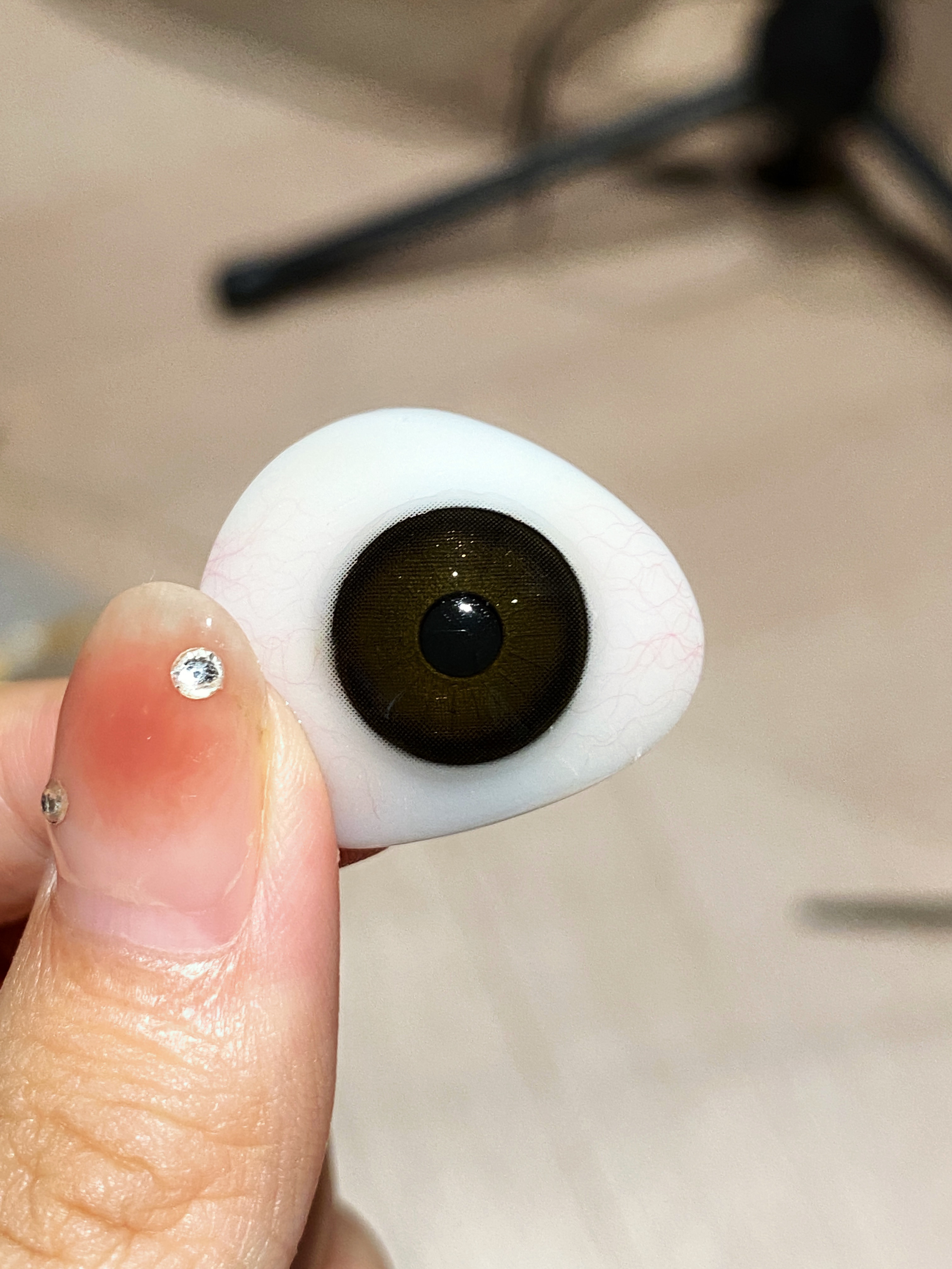 BOLLYCON年抛隐形眼镜 黑晶晶14.5mm 一副/2片-VVCON美瞳商城5