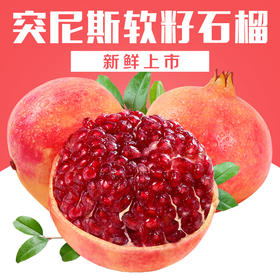【1颗】精品突尼斯软仔石榴1颗 (重约300克至400克)【当天可提货】