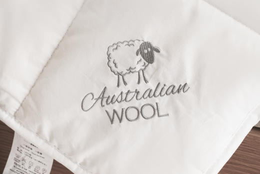 澳洲进口纯羊毛四季被 甄选100%澳洲原产细羊毛  全棉面料  柔软洁净 商品图2