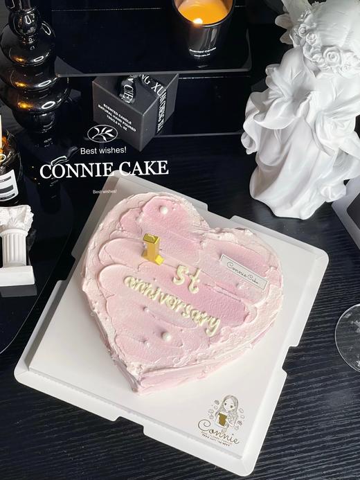 【1077】纪念日心形蛋糕 商品图1