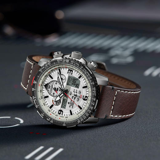 西铁城日本官方正品商务休闲光动能电波男士手表JY8086-11A 商品图6