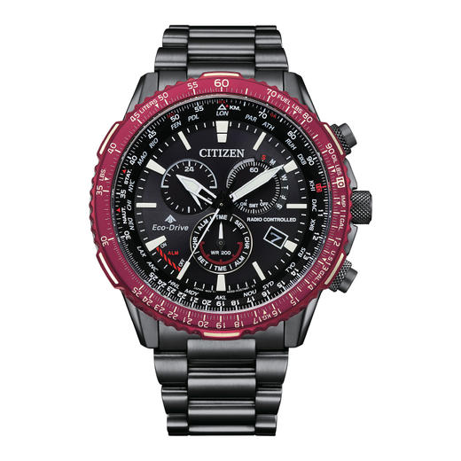 西铁城日本官方正品潮流休闲光动能电波男士手表CB5009-55E 商品图1