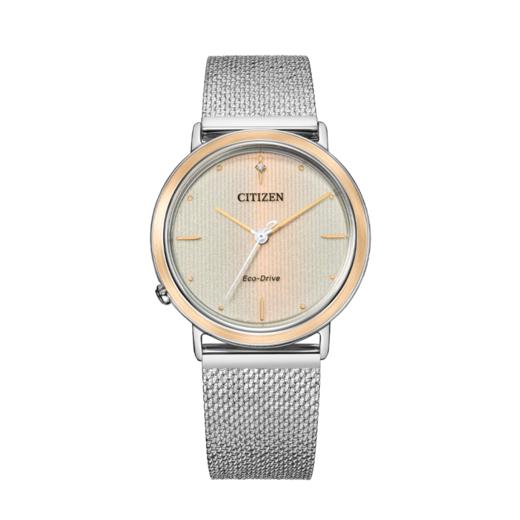 西铁城日本官方正品时尚光动能女表EM1006-40A 商品图2