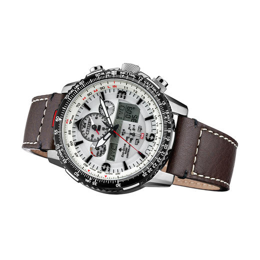 西铁城日本官方正品商务休闲光动能电波男士手表JY8086-11A 商品图4