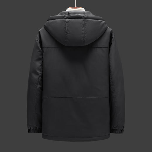 19YZ2221【90白鸭绒】罗蒙羽绒服男短款冬季保暖休闲连帽外套 商品图4