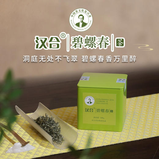 汉合茶叶 碧螺春 2026新茶 100g罐装 特级 明前特级御品 商品图5