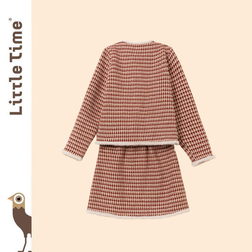 littletime女童秋装套装2022新款洋气童装春秋时髦儿童小香风套装 商品图1