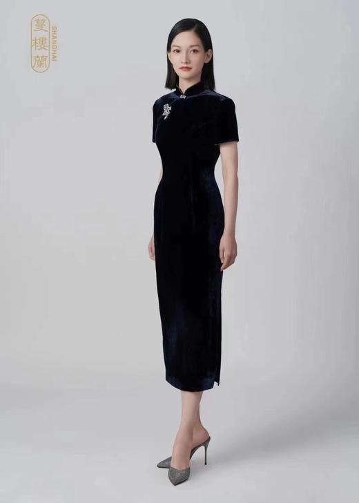 蔓楼兰/LOMELL 灵蓝旗袍 商品图0