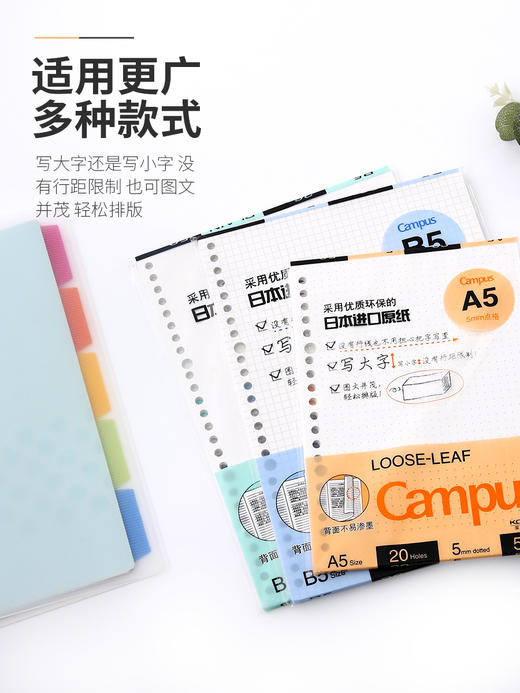 国誉B5活页纸50页多规格 商品图3