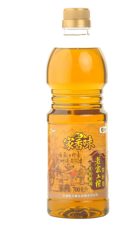 【亚欧超市】福临门家香味老家土榨菜籽油700ml/瓶