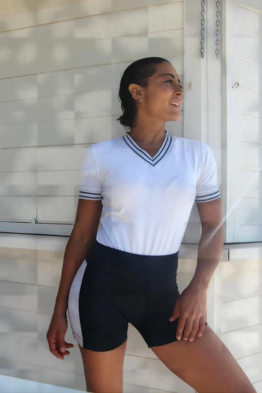 Jupp Sport Atman Shorts - 女装 网球 短裤 黑白色 商品图1