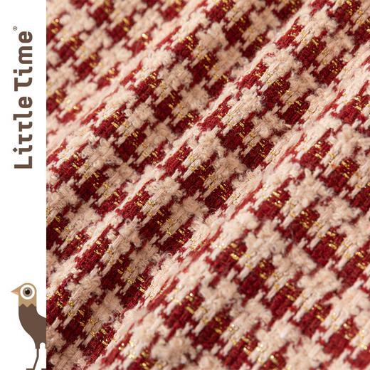 littletime女童秋装套装2022新款洋气童装春秋时髦儿童小香风套装 商品图6