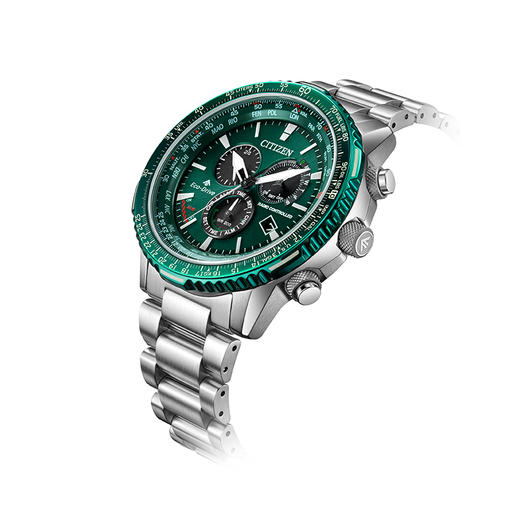 西铁城日本官方正品潮流休闲光动能电波男士手表CB5004-59W 商品图6