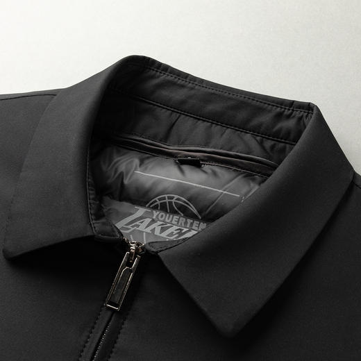 【90白鸭绒内胆】罗蒙羽绒服男士短款羽绒夹克爸爸装冬季保暖外套 商品图7