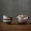 日本进口常滑烧一壶两杯细纹印花日式手工茶壶茶杯 商品缩略图1