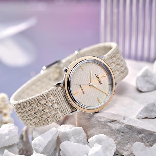 西铁城日本官方正品时尚光动能女表EM1006-40A 商品图5