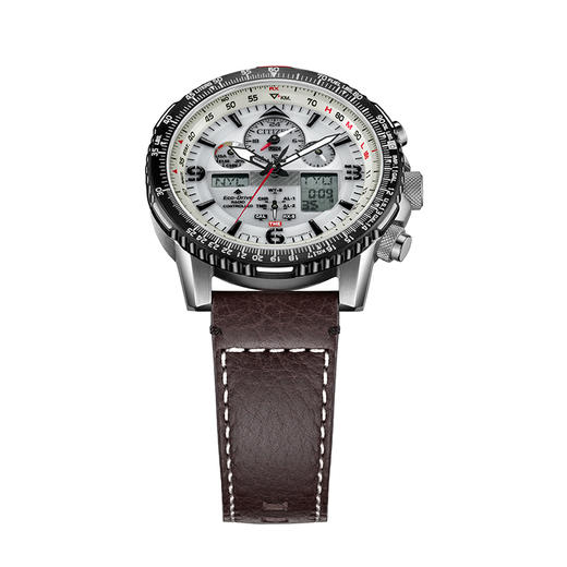 西铁城日本官方正品商务休闲光动能电波男士手表JY8086-11A 商品图2