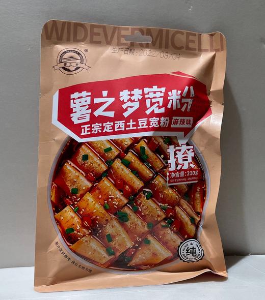 【亚欧超市】薯之梦麻辣宽粉	210g/袋 商品图0