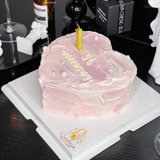 【1077】纪念日心形蛋糕 商品图0
